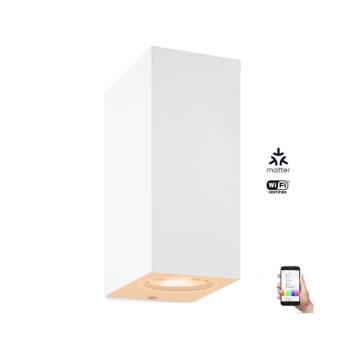 WiZ - LED RGBW Dimmelhető fali lámpa UP&DOWN 2xGU10/4,7W/230V fehér Wi-Fi 8719514554597