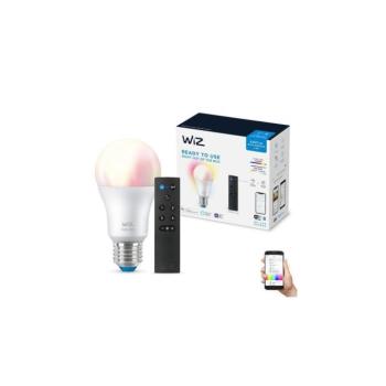 LED RGBW Dimmelhető izzó A60 E27/8,5W/230V 2200-6500K CRI 90 Wi-Fi + távirányító - WiZ 871951455109101 kép