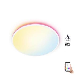 WiZ - LED RGBW Dimmelhető mennyezeti lámpa RUNE LED/21W/230V fehér Wi-Fi 8719514554276