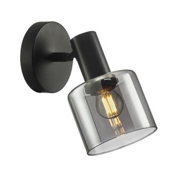 WL-65342-1 BK+SG - Fali spotlámpa SANTIA 1xE27/40W/230V WL-65342-1 BK+SG