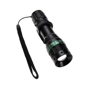 Solight LED fém zseblámpa, fekete kép
