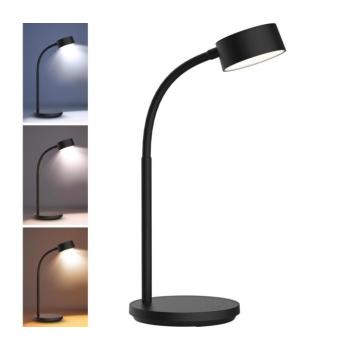 WO3000-B- LED Dimmelhető asztali lámpa LED/4,5W/5V 3000/4000/6500K fekete WO3000-B