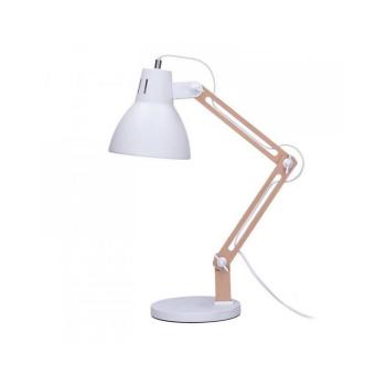 WO57-W ? FALUN asztali lámpa 1xE27/25W/230V fehér/dió WO57-W