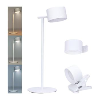 WO68-W- LED tölthető lámpa 3in1 LED/4W/2000mAh 3000/4000/6500K fehér WO68-W