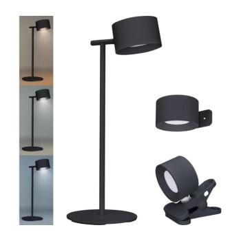 WO68-B-LED Dimmelhető újratölthető lámpa 3in1 LED/4W/2000 mAh 3000/4000/6500K fekete WO68-B kép