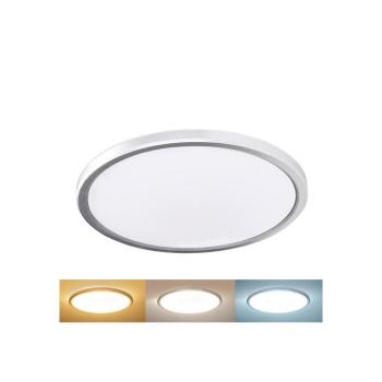 WO825-LED fürdőszobai mennyezeti lámpatest ACATE, 18W/230V, 3000/4000/6000K, átmérő 22 cm, IP54 WO825
