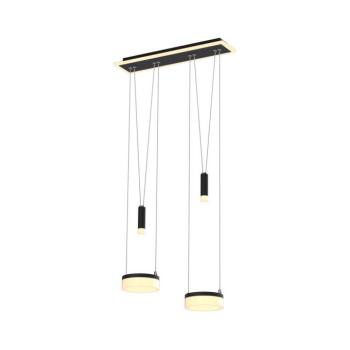 Wofi 6054-502 - LED Dimmelhető csillár zsinóron JESSE LED/21W/230V fekete 6054-502 kép