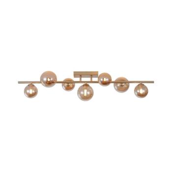 Wofi 7014-701W - LED Felületre szerelhető csillár VILLA 7xG9/3W/230V arany 7014-701W kép