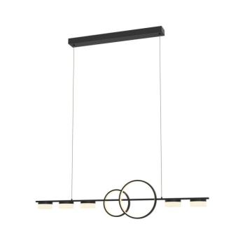 Wofi 7030-702 - LED Dimmelhető csillár zsinóron MESSINA LED/57W/230V fekete 7030-702 kép