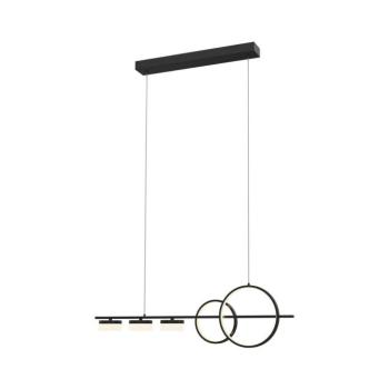 Wofi 7030-502 - LED Dimmelhető csillár zsinóron MESSINA LED/40W/230V fekete 7030-502 kép