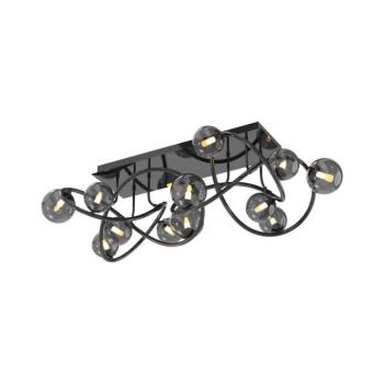 Wofi 9014-1205 - LED Felületre szerelhető csillár NANCY 12xG9/3,5W/230V fekete/króm 9014-1205 kép