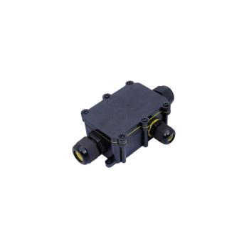 Solight Vízálló kábelösszekötő doboz, IP68, 1×bemenet, 2×kimenet, 5-9/9-12 mm, max 2,5 mm² kép