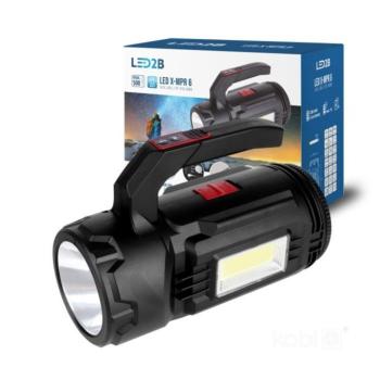 X-MPR 6 LED zseblámpa 6000K LED2B, hideg fehér, CRI≥70, 5V, KOBI-004132 kép