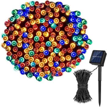 X-Site ZD-007 LED fényfüzér, 10 m, színes kép