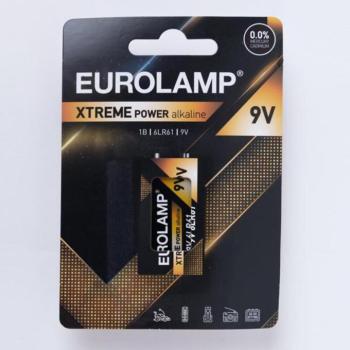 XTREME power elem 9V 6LR61 1DB, Eurolamp, 909804 kép