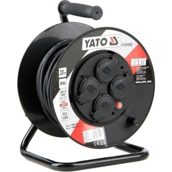 YATO dobhosszabbító kábel 4 foglalatos IP44 16A 20 m kép