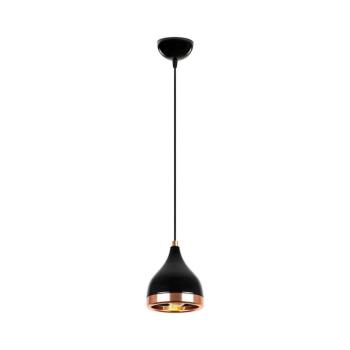 YILDO kábeles függőlámpa 1xE27/40W/230V fekete/réz 892OPV1855 kép