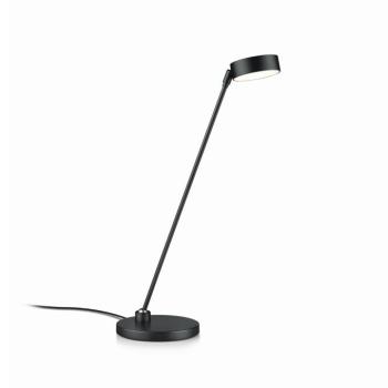Yori LED asztali lámpa, matt fekete, magasság 50 cm, gesztusvezérlés