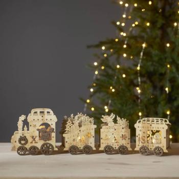 Yuletide LED deco lámpa, mint karácsonyi vonat kép