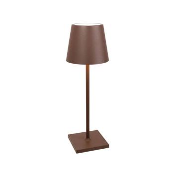 Zafferano Poldina L újratölthető világítás, IP54, corten kép