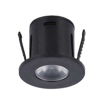 ZANZI-P 1W 3000K Φ30mm fekete 220V mini LED spot 2026830 VITO kép