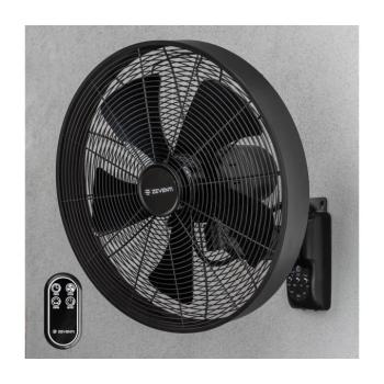 ZE - Fali látor FREEZE 50W/230V átm. 45 cm fekete + távirányító 98716 kép