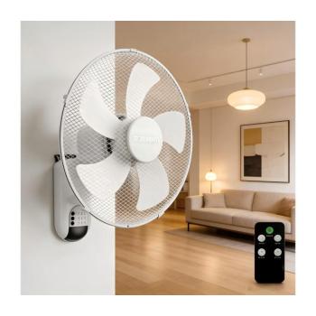 ZE - FANNY falra szerelhető látor 45 W/230 V, Ø 41 cm, fehér + távirányító B301013KY kép