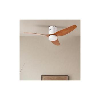 ZE - LED mennyezeti látor PADUA LED/18W/230V Wi-Fi Tuya fehér/barna + távirányító ZEV009 kép