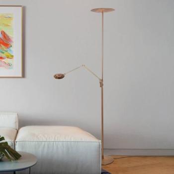 Zenith 2 bronz színű LED álló lámpa, olvasólámpa, CCT, távirányító kép