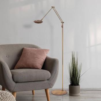 Zenith2 LED álló lámpa, 1 izzó, bronz, CCT, távirányítóval kép