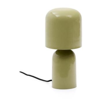 Zöld asztali lámpa fém búrával (magasság 28 cm) Monze – Kave Home kép