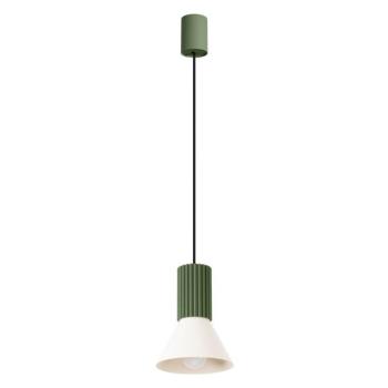 Zöld fém függőlámpa ø 14 cm Niru – Sollux kép