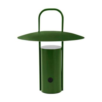 Zöld fém LED dimmelhető asztali lámpa (magasság 24 cm) Venna – Jotex kép