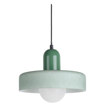 Zöld függőlámpa ø 25 cm Opaco Grato – Leitmotiv kép
