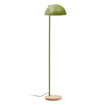 Zöld-natúr színű állólámpa fém búrával (magasság 150 cm) Catlar – Kave Home kép