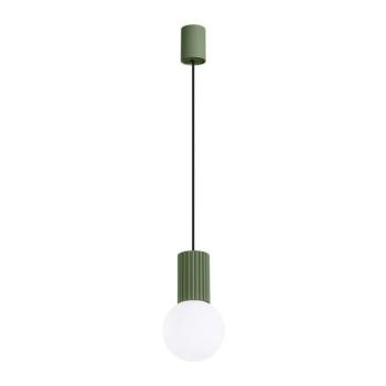 Zöld opálüveg függőlámpa ø 12 cm Orbital – Sollux kép