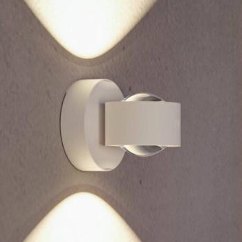 Zorik LED kültéri fali lámpa, akkumulátoros, fehér, 10 cm, IP44, kép