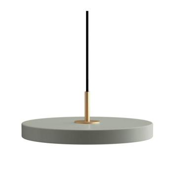 Zsályaszínű fém LED dimmelhető függőlámpa fém búrával ø 31 cm Asteria Plus – UMAGE kép