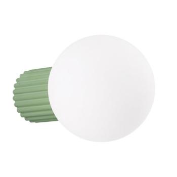 Zsályaszínű opálüveg fali lámpa ø 12 cm Orbital – Sollux kép