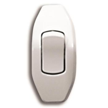 Zsinórközi kapcsoló fehér 6A 220-240V, Eurolamp, 469858 kép