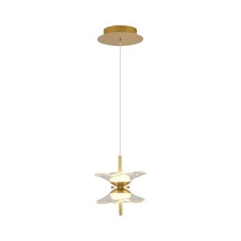 Zsinóron függő LED csillár BUTTERFLY 2xLED/5W/230V 3000K aranyszínű 414LRC1357 kép