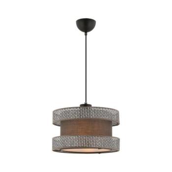 Zsinóros csillár HALO 1xE27/60W/230V barna/szürke 390FLH2455 kép