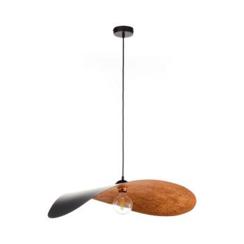 Zsinóros csillár LEAF 1xE27/15W/230V fekete/réz 41919 kép