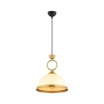 Zsinóros csillár MONZA 1xE27/40W/230V, átmérő 26 cm, krémszínű/bronzos 518LMS1131 kép