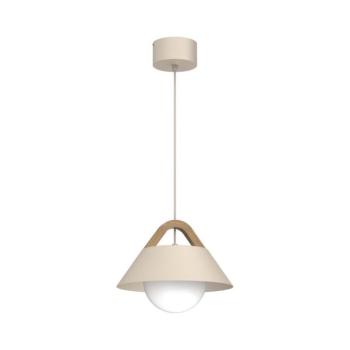 Zsinóros függeszték FUNDA 1xE27/15W/230V bézs 4203