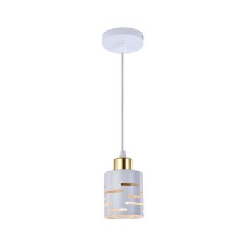 Zsinóros függőlámpa ELEN 1xE27/35W/230V fehér/arany ELEN PENDANT LIGHT WHITE kép