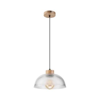 Zsinóros függőlámpa PIA 1xE27/60W/230V, átm. 30 cm, tölgy LM-1.313/DĄB