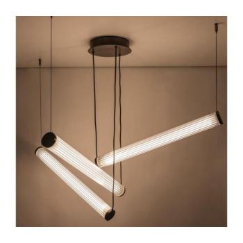 Zuma Line 1238 - Dimmelhető LED csillár kábelen COMO LED/64W/230V 2700-6500K fekete + távirányító 1238 kép