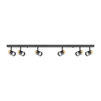 Zuma Line 2204BD-6-BK - Spotlámpa FORI 6xGU10/50W/230V fekete/arany OB-2204BD-6-BK kép