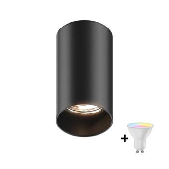 Zuma Line 92680-N - LED RGBW dimmelhető spotlámpa TUBA 1xGU10/4,8W/230V fekete + távirányító ZL0280+AI2382 kép